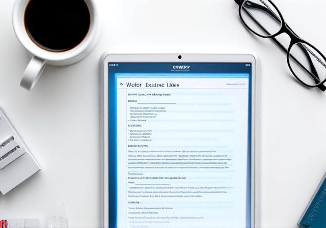 Workspace with a tablet displaying a professional digital contract agreement