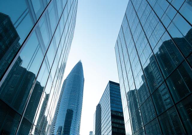 Modern corporate office in the City of London