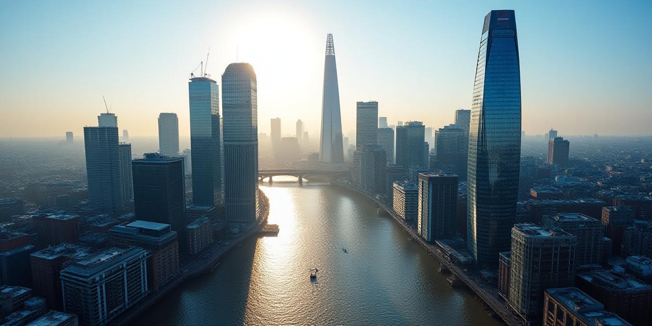 Modern London financial district architecture representing corporate stability